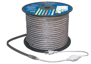 Светодиодная лента 220В Uniel ULS-Q215 5050-30LED/m-14mm-IP67-220V-7,2W/m-50M-RGB 7,2Вт IP67 RGB фото Светодиодная лента 220В Uniel ULS-Q215 5050-30LED/m-14mm-IP67-220V-7,2W/m-50M-RGB 7,2Вт IP67 RGB картинка